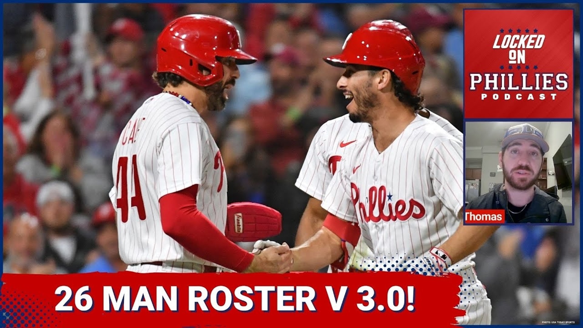 In today's episode, Connor puts together version 3.0 of his Opening Day 26 man roster prediction for the Philadelphia Phillies.