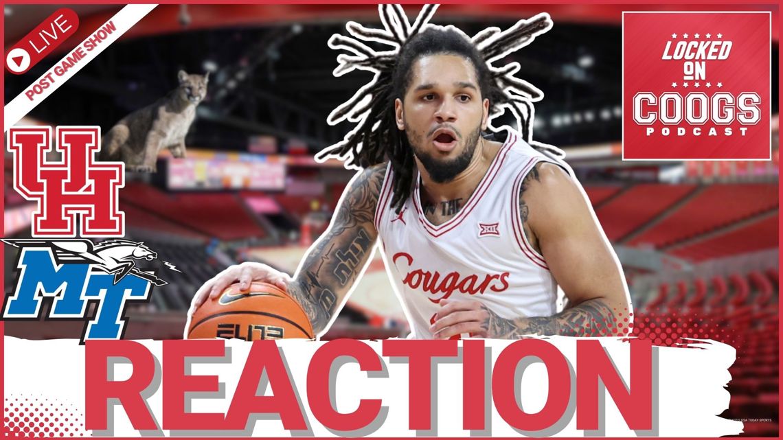 LIVE POST-MTSU | Are the Coogs READY for the Big 12? Sampson's Crew Ends NonCon Play in Houston