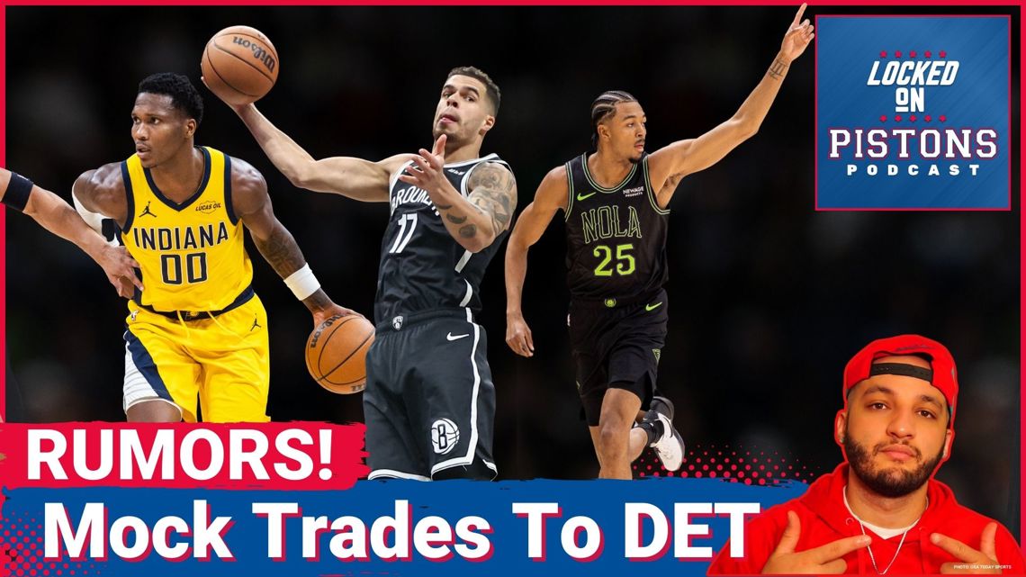 NBA Trade Rumors Surround Detroit Pistons As Bleacher Report Mock Trades For Trey Murphy III, Michael Porter Jr, Bennedict Mathurin