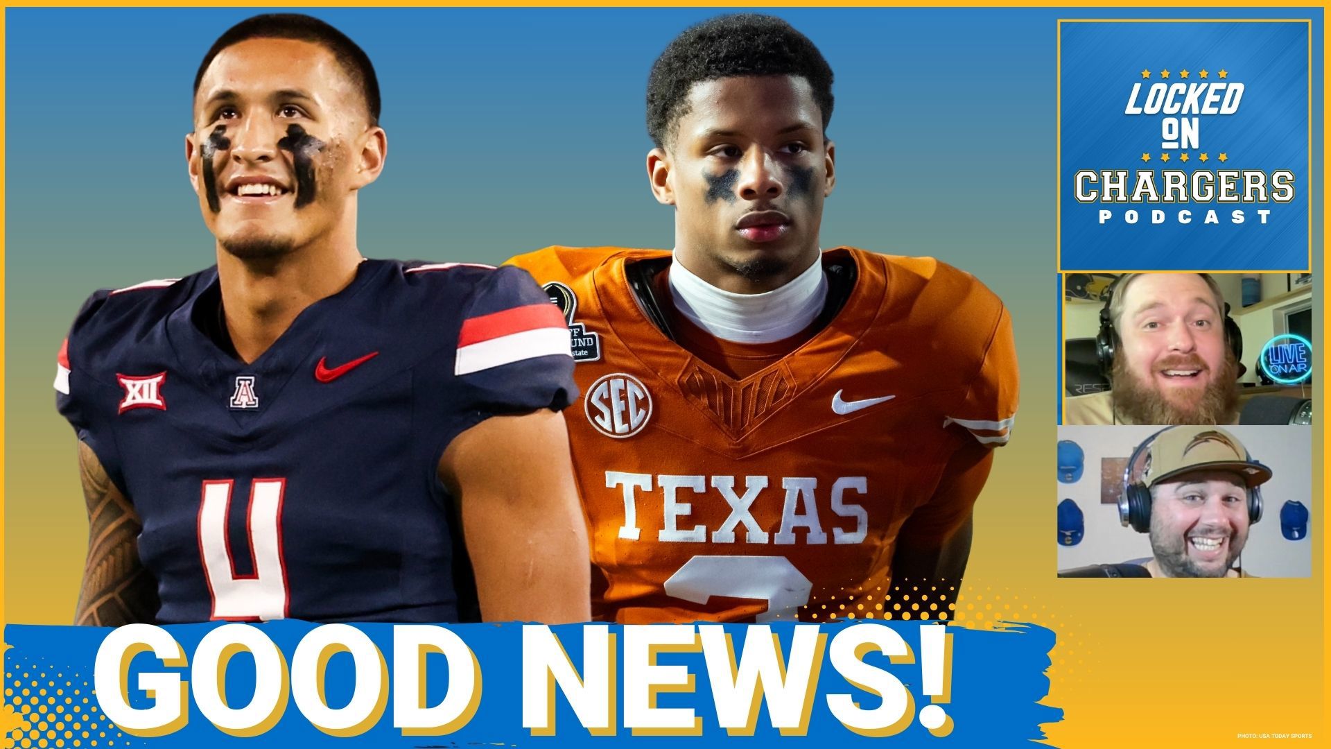 Can the Los Angeles Chargers secure a top wide receiver in the upcoming NFL draft like Tetairoa McMillan and Matthew Golden?