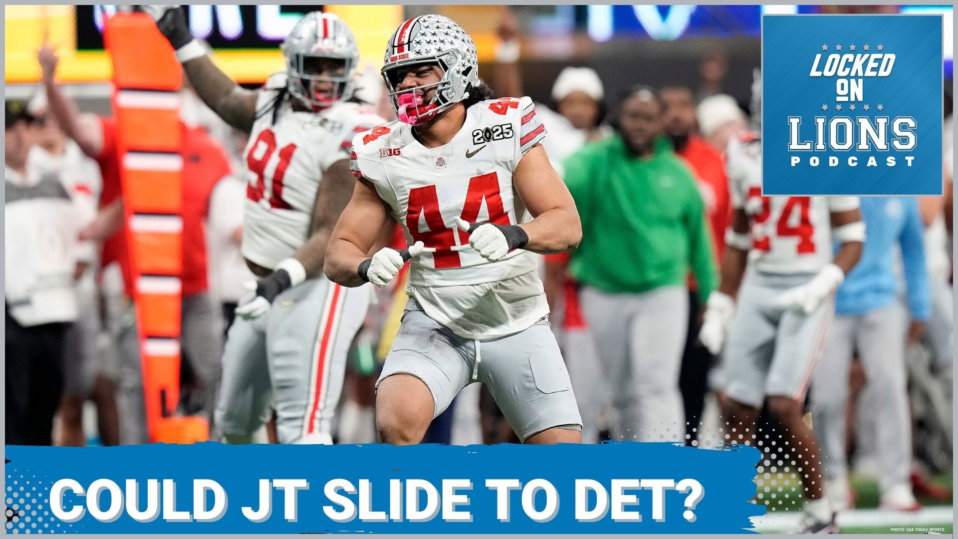 We have a Draft-heavy Friday show. Nick Baumgardner's three round Mock at The Athletic features not one but two pass rushers on day 2.