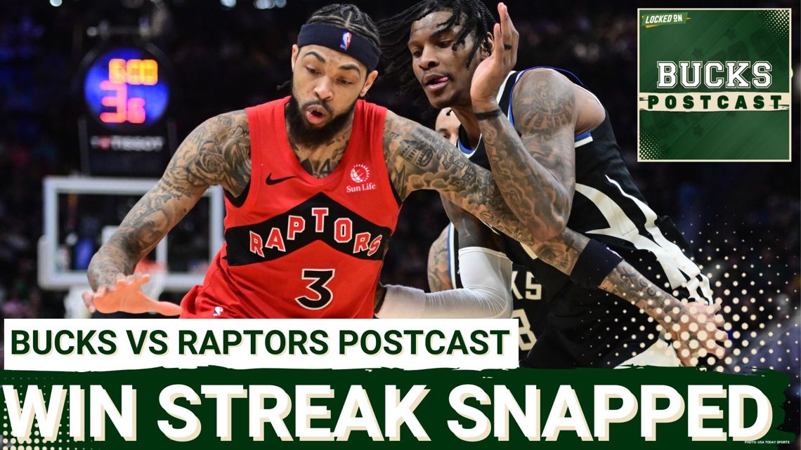 BUCKS POSTCAST: Bucks Win Streak SNAPPED! | Milwaukee’s Offense Goes ICE COLD in Loss to Raptors