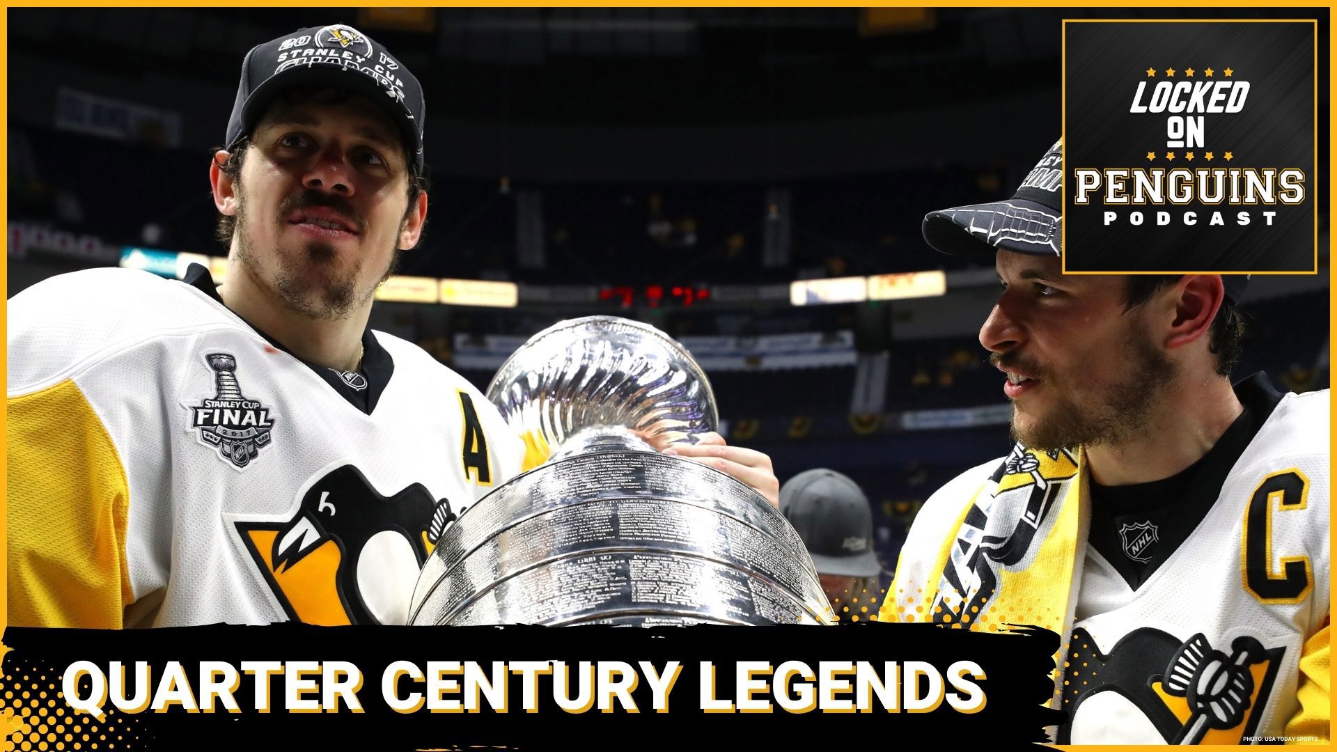 More accolades for the penguins' two-headed monster dropped on Friday as Sid and Geno were named to the NHL's Quarter-Century Team.