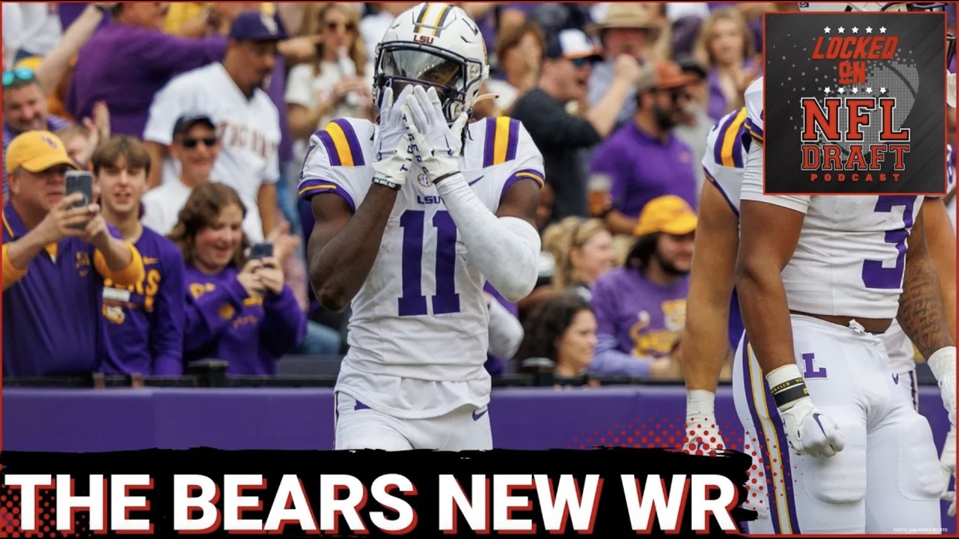 NFL Draft Radar LSU WR Brian Thomas Jr adds explosiveness to Chicago