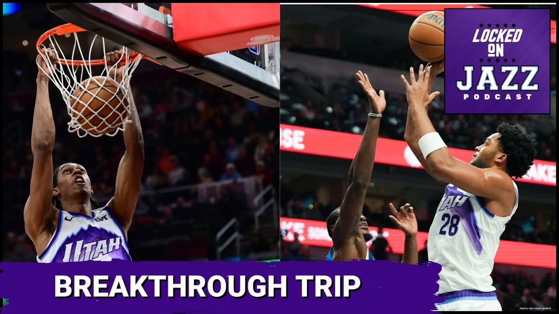 BREAKOUT: Utah Jazz's Brice Sensibaugh & Cody Williams SHINE On Youth-Driven Road Trip
