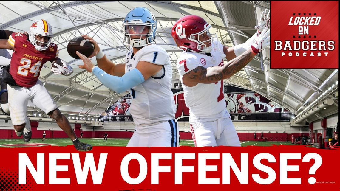 VIBE: Wisconsin Badgers Spring Football—Coach Andersen BREAKS DOWN Offensive Changes