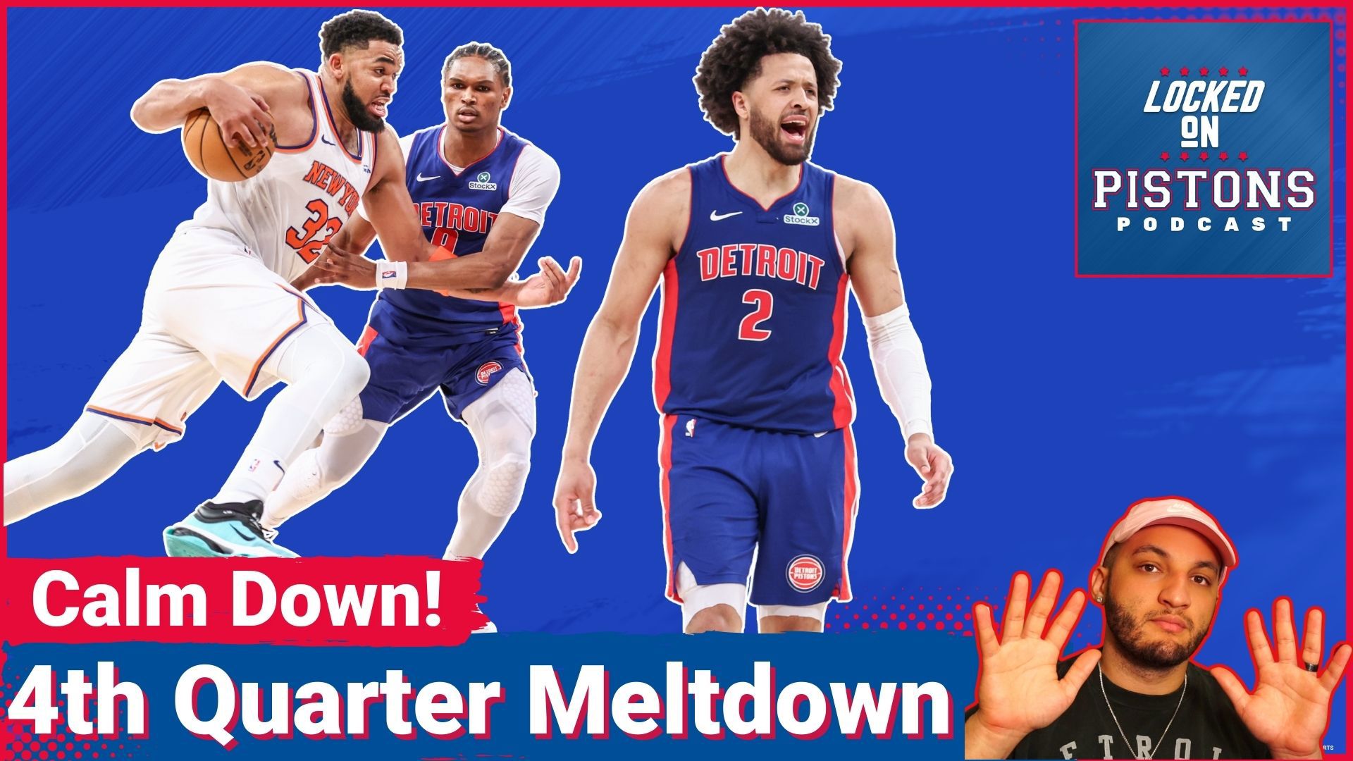 Can the Detroit Pistons bounce back after their Game 1 loss to the New York Knicks? Cade Cunningham is facing relentless defensive pressure.