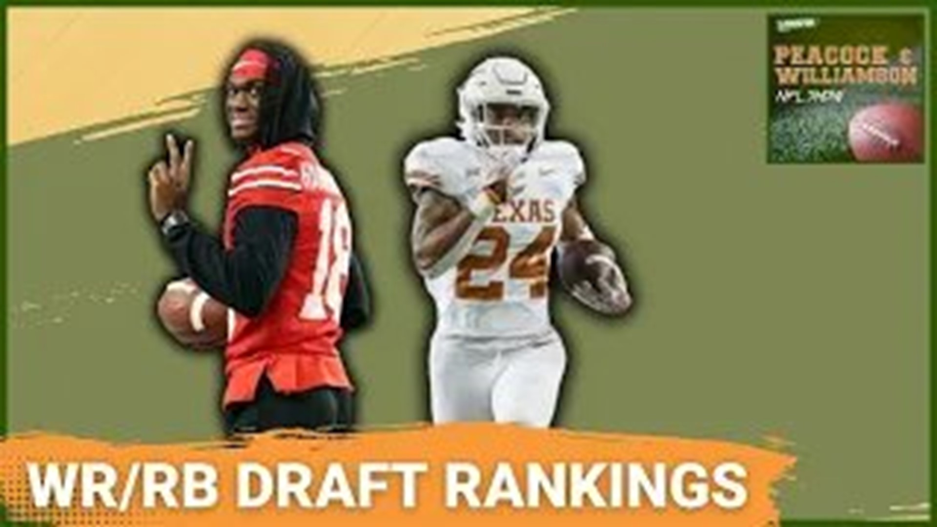 2024 NFL Draft Rankings WR and RB cbs19.tv