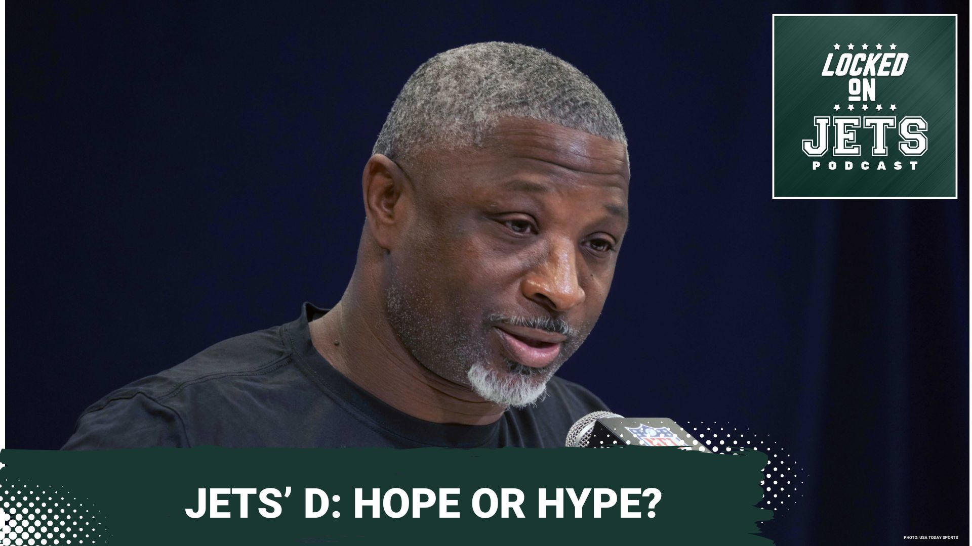 This episode analyzes the New York Jets' defensive roster, grading each position as green, yellow, or red flags.