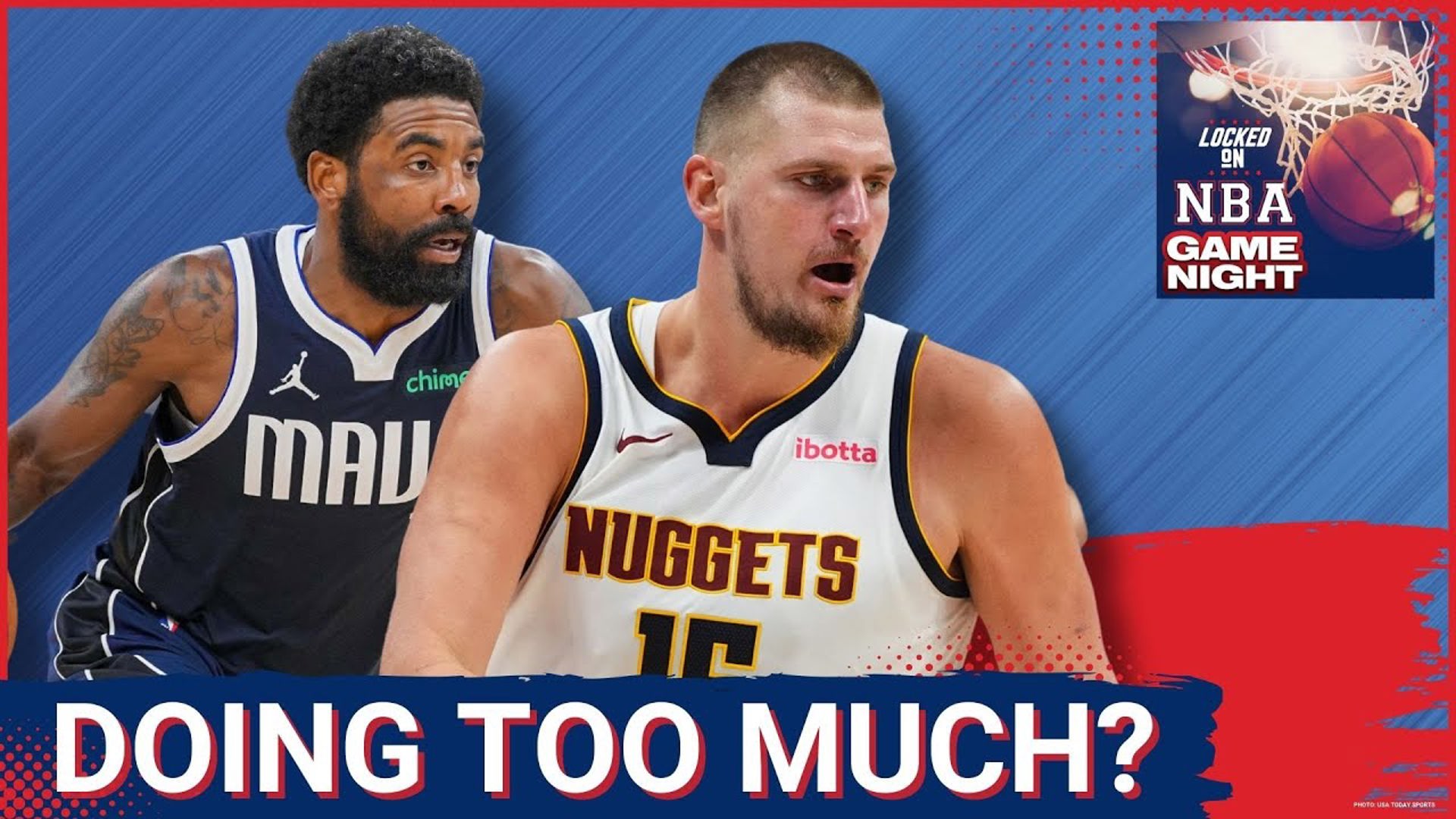 The Nuggets are asking Nikola Jokic to do more than ever, Anthony Edwards and Kyrie Irving duel in Minnesota and the Warriors adjust to life without Steph Curry.