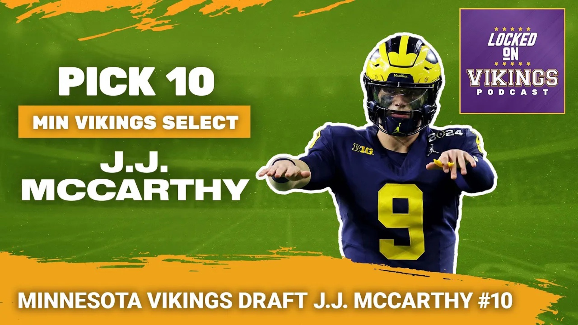 Minnesota Vikings Pick JJ McCarthy 2024 NFL Draft Coverage cbs19.tv