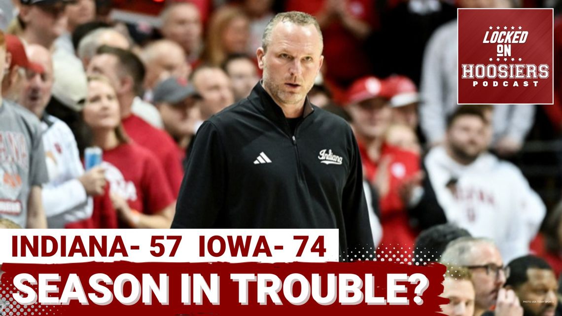 REACTION: Indiana gets ROUTED by Iowa at HOME | Season is in SERIOUS TROUBLE for Darian DeVries