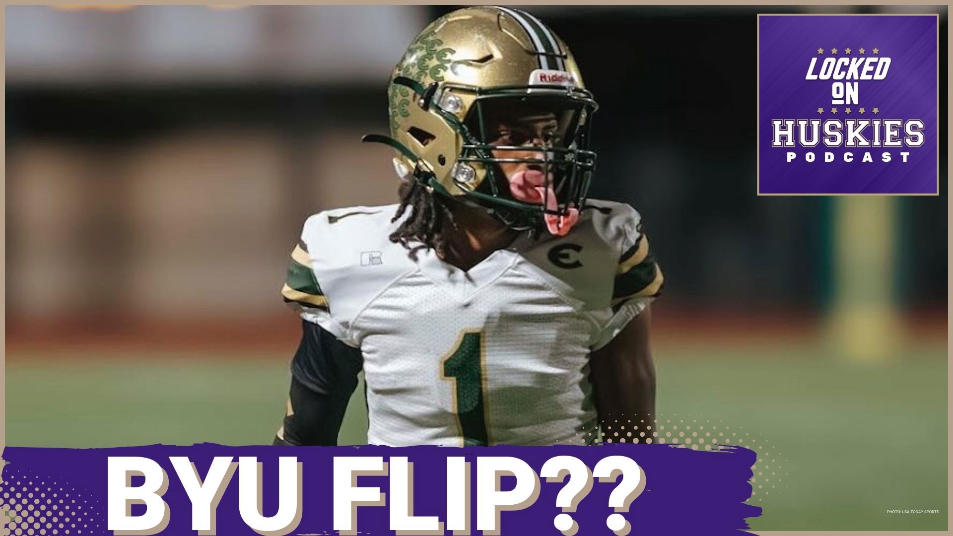 The Washington Huskies saw three-star wide receiver Terrance Saryon flip his commitment to BYU on Monday.