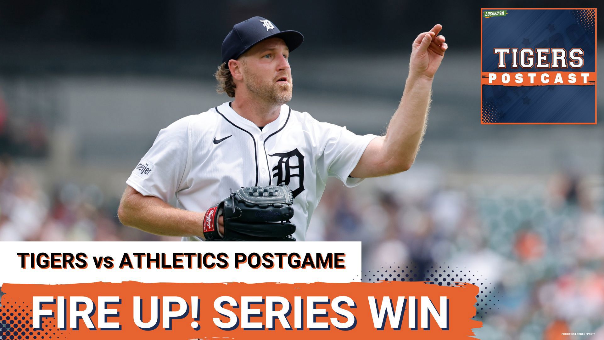 Detroit Tigers beat the Athletics 8-0 at Comerica Park in the rubber match of the series.