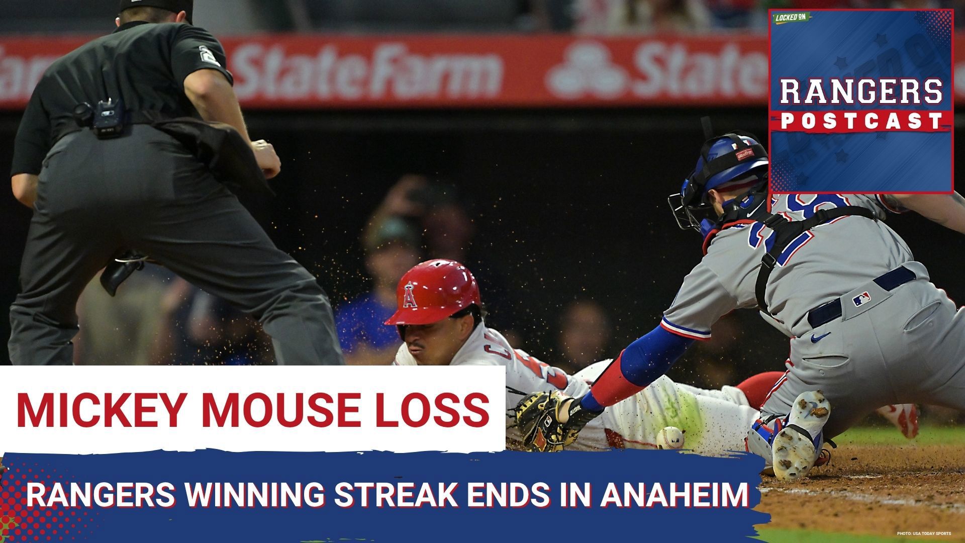 The red-hot Rangers 6-game winning streak was snapped with a 6-4 loss to the Angels in Anaheim. Jacob deGrom took the loss, with a solo HR for Josh Jung.