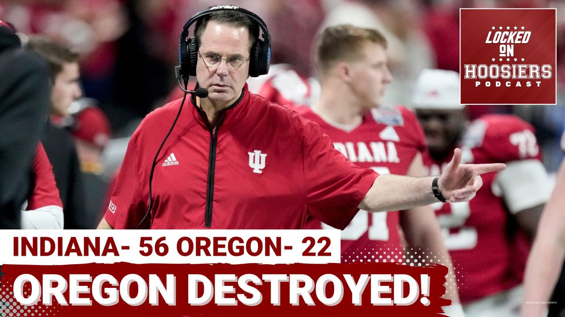 REACTION: Indiana BLOWS OUT Oregon to ADVANCE to the National Title Game! | Hoosiers can't be BEAT
