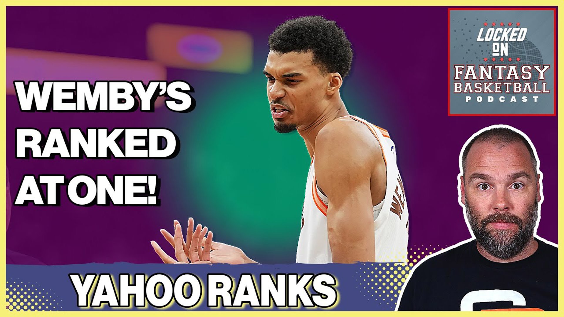 Josh Lloyd dives into the Yahoo fantasy basketball rankings on the Locked On Fantasy Basketball Podcast.