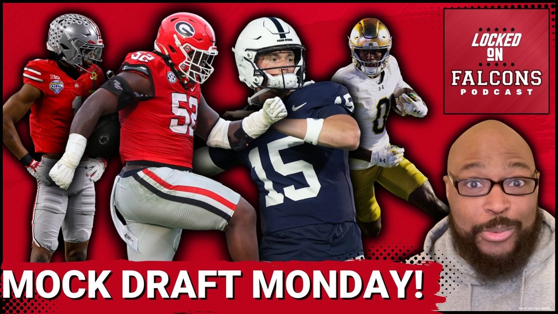 MOCK DRAFT: Atlanta Falcons EYE Georgia DT Christen Miller | Can Trading Back Still Land Their Guy?