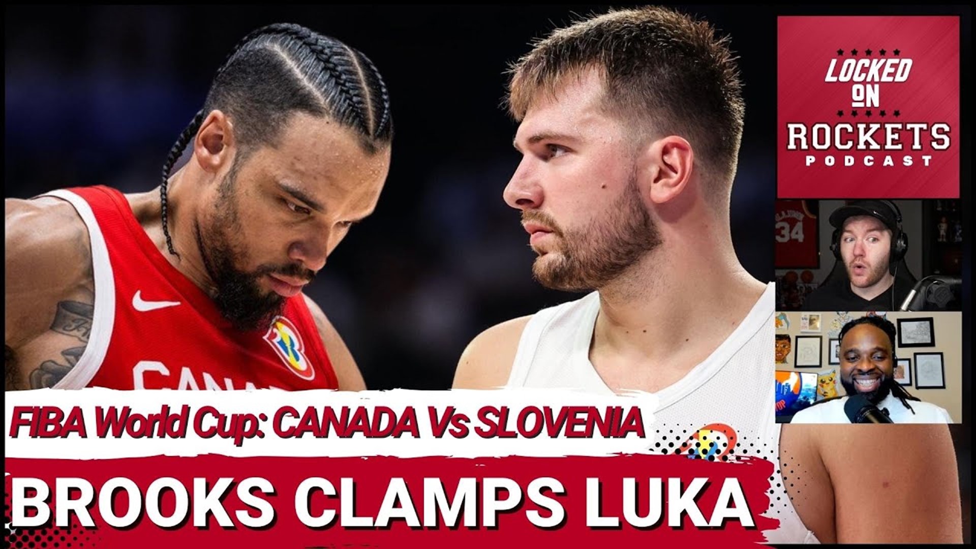 Houston Rockets' Dillon Brooks Clamps Mavs' Luka Doncic In Canada's Win Vs Slovenia, FIBA World Cup