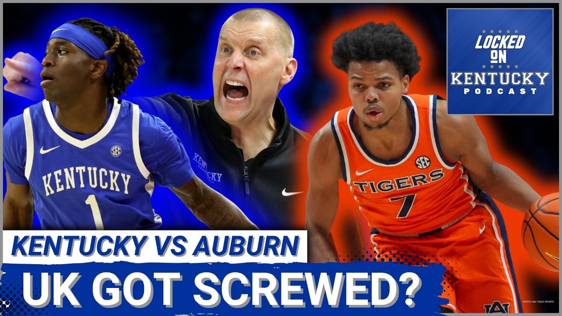 SCREWED: Kentucky Wildcats HOSED by Awful Officiating vs Auburn Tigers, Mark Pope Is LIVID