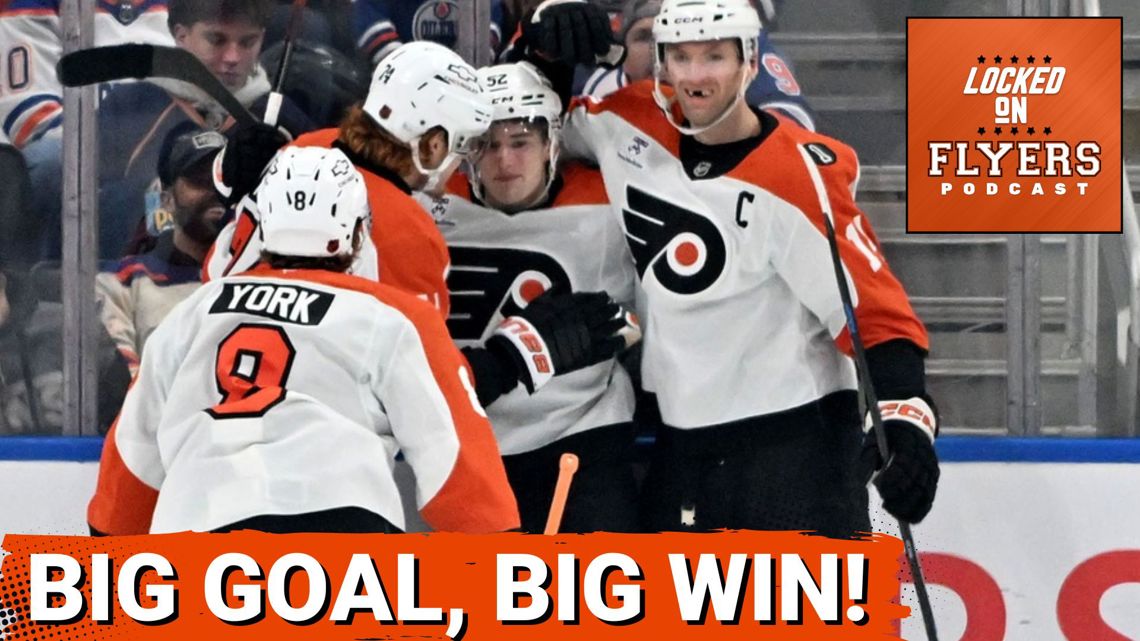 The Philadelphia Flyers show strengths defeating the Oilers as Denver Barkey gets his first NHL goal!