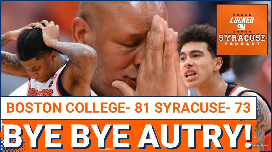 REACTION: Syracuse Basketball suffers MELTDOWN LOSS vs. Boston College | It's OVER for Adrian Autry