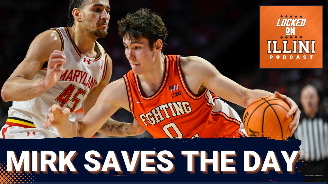 LIVE POSTGAME: Illini Escape (Barely) Maryland With a Win 78-72 | Illini Podcast