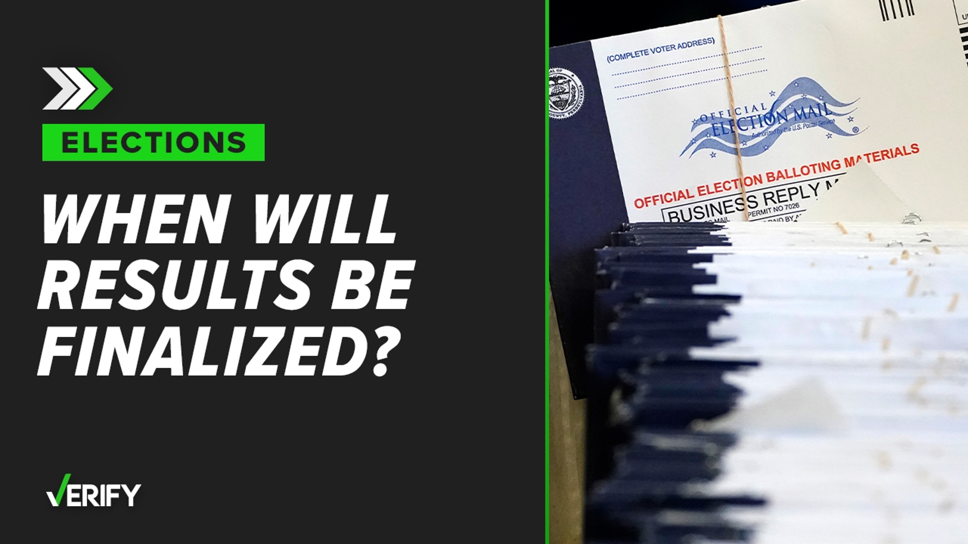 Election Day is Nov. 5, but the results can take weeks to finalize, depending on the state.