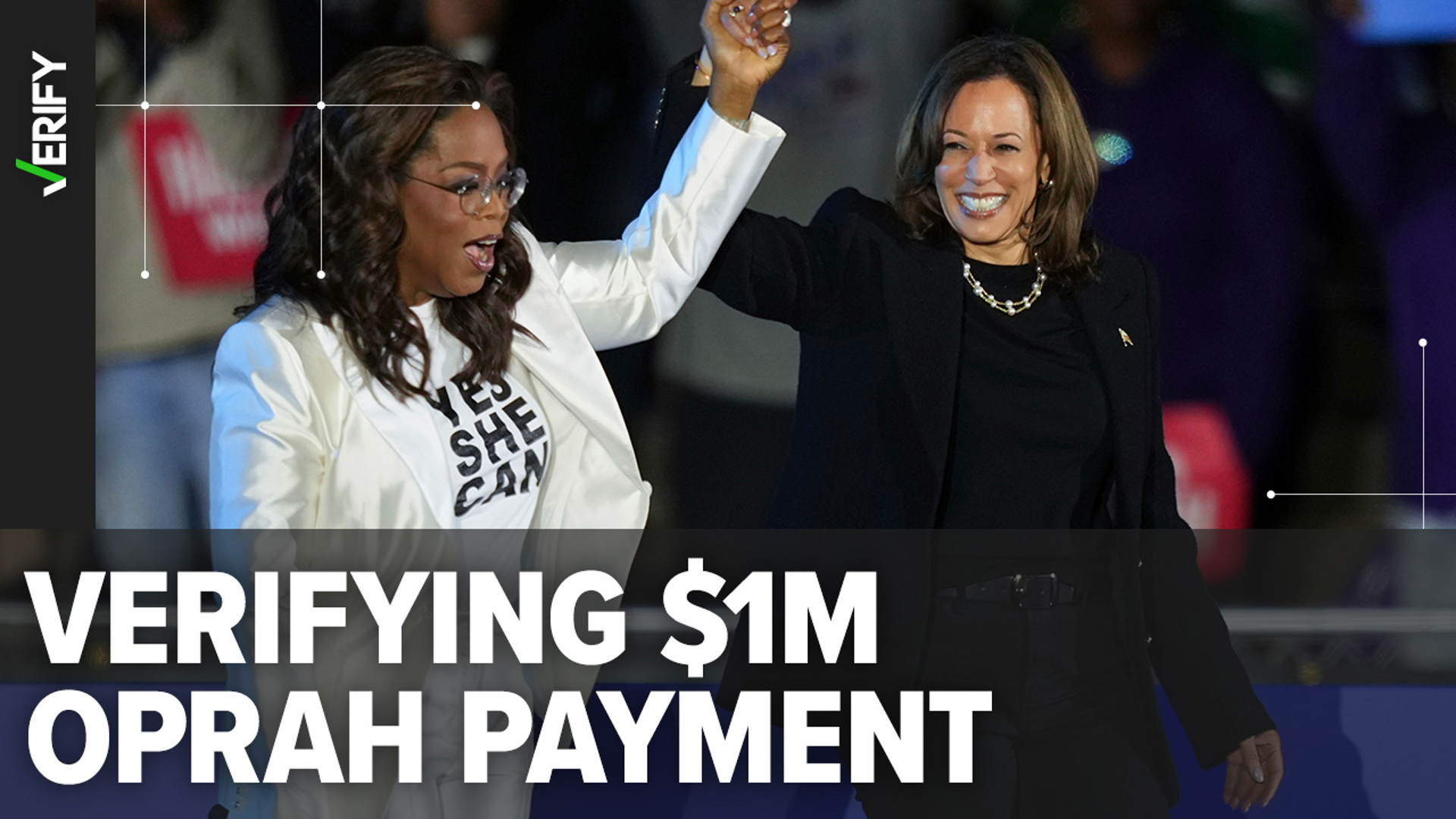 Viral online posts suggest Harris paid Oprah for an endorsement. But Oprah says the payment to her production company was to cover the costs of hosting a town hall.