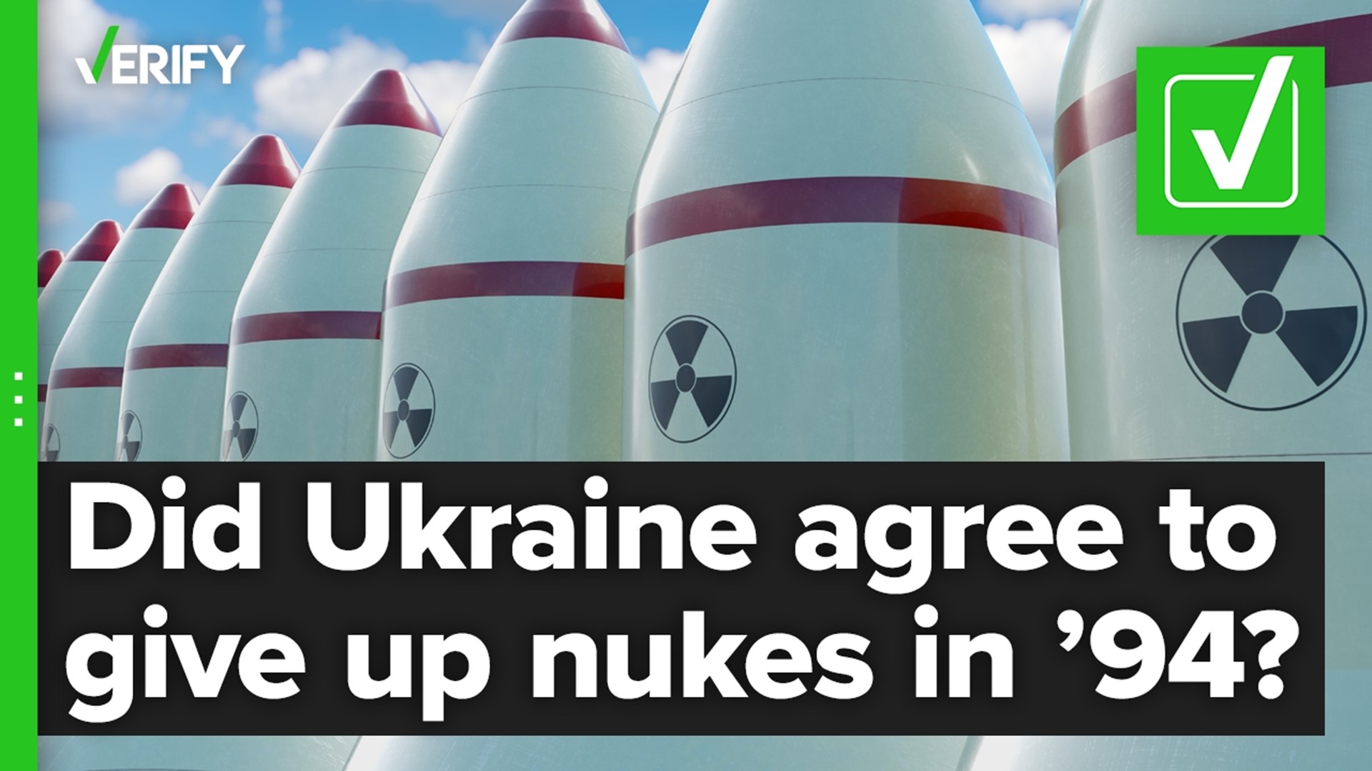 Ukraine, Russia, the U.S. and the UK signed a 1994 treaty that assured Ukraine it would be safe from attack as long as it gave up its massive stockpile of nukes.