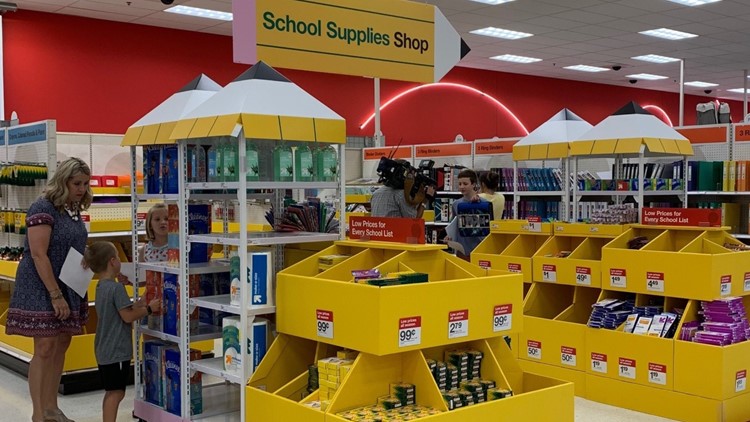 Which Texas store has the cheapest school supplies?