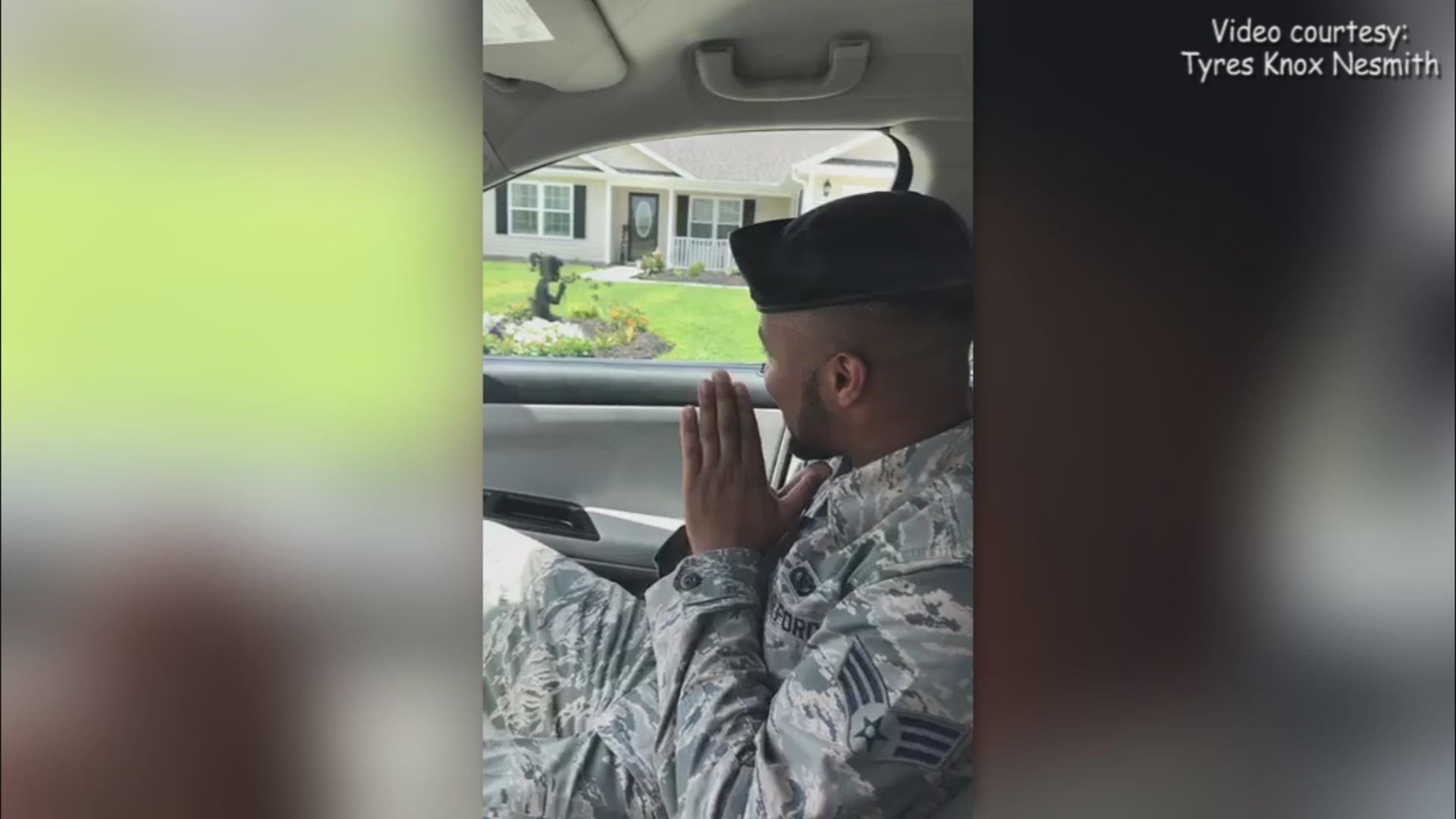 SC airman surprises family after five years away from home