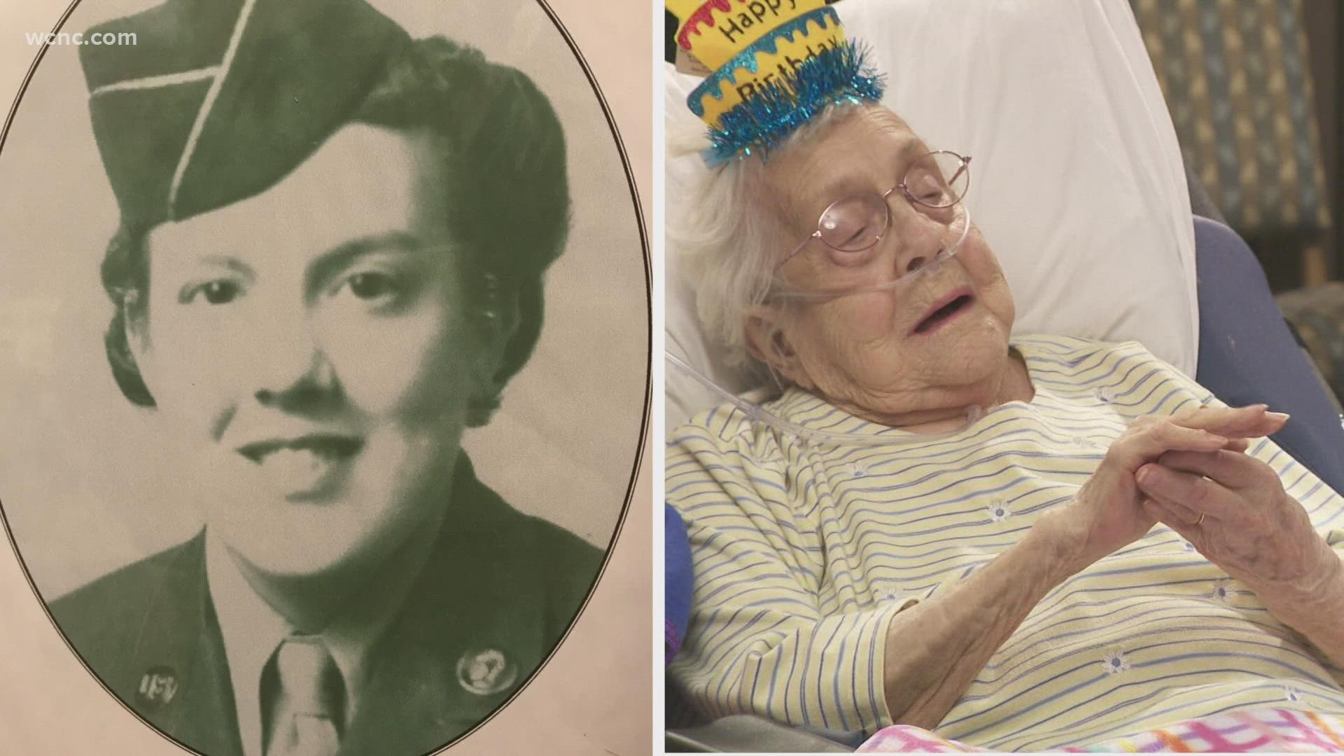 WWII Veteran Bernice Liverette celebrated her 103rd birthday in style Wednesday inside the North Carolina State Veteran's Home.