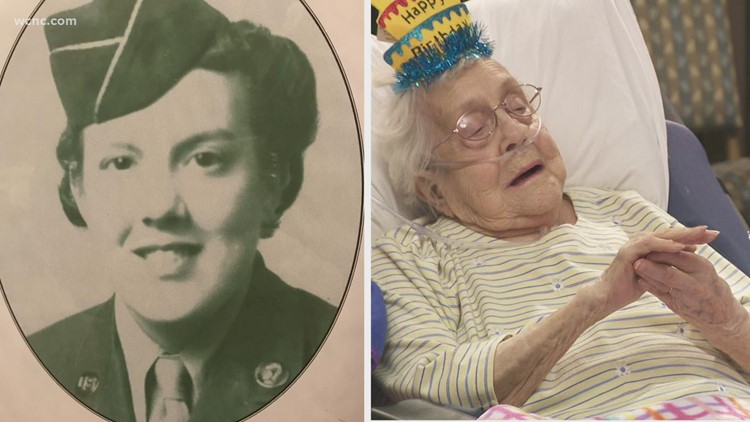 'I feel good, for an old lady' | WWII veteran celebrates 103rd birthday