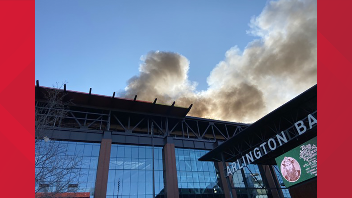 Fire at Texas Rangers Stadium Globe Life Field in Arlington cbs19.tv