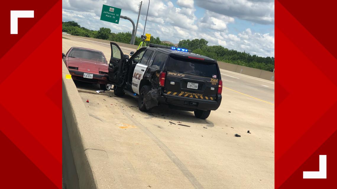 Grand Prairie police officer struck, killed in crash on highway while