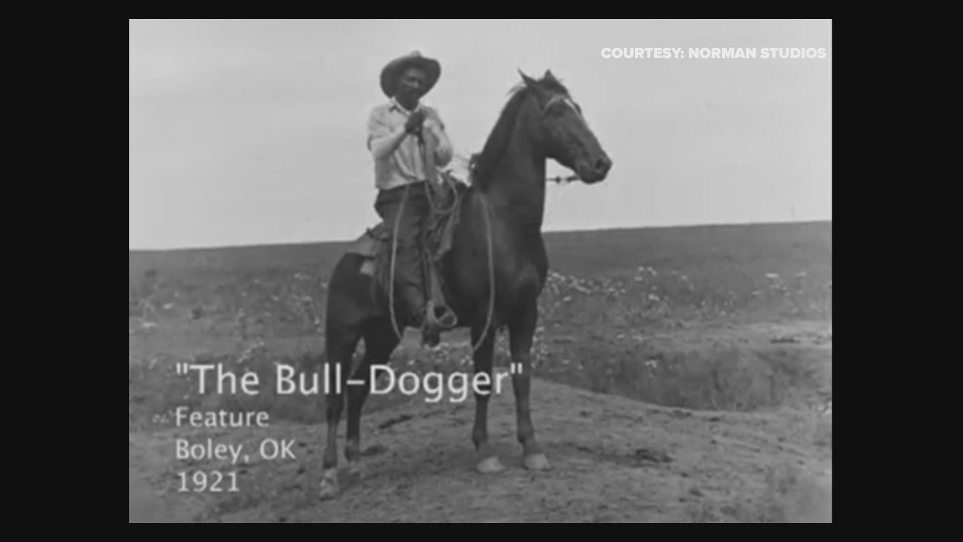 In 1921, Bill Pickett starred in the film The Bull Dogger.
