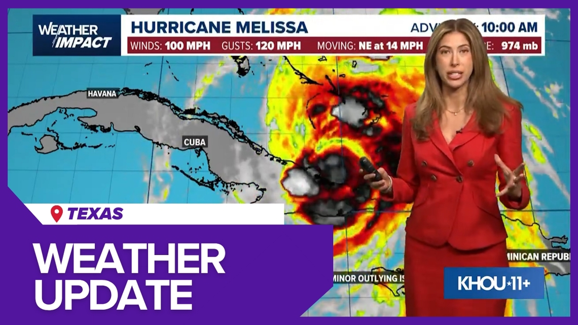 UPDATE: Hurricane Melissa tracker | Plus Texas forecast | cbs19.tv