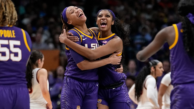 LSU reaches 1st title game in franchise history after beating Virginia Tech 79-72 in Final Four matchup