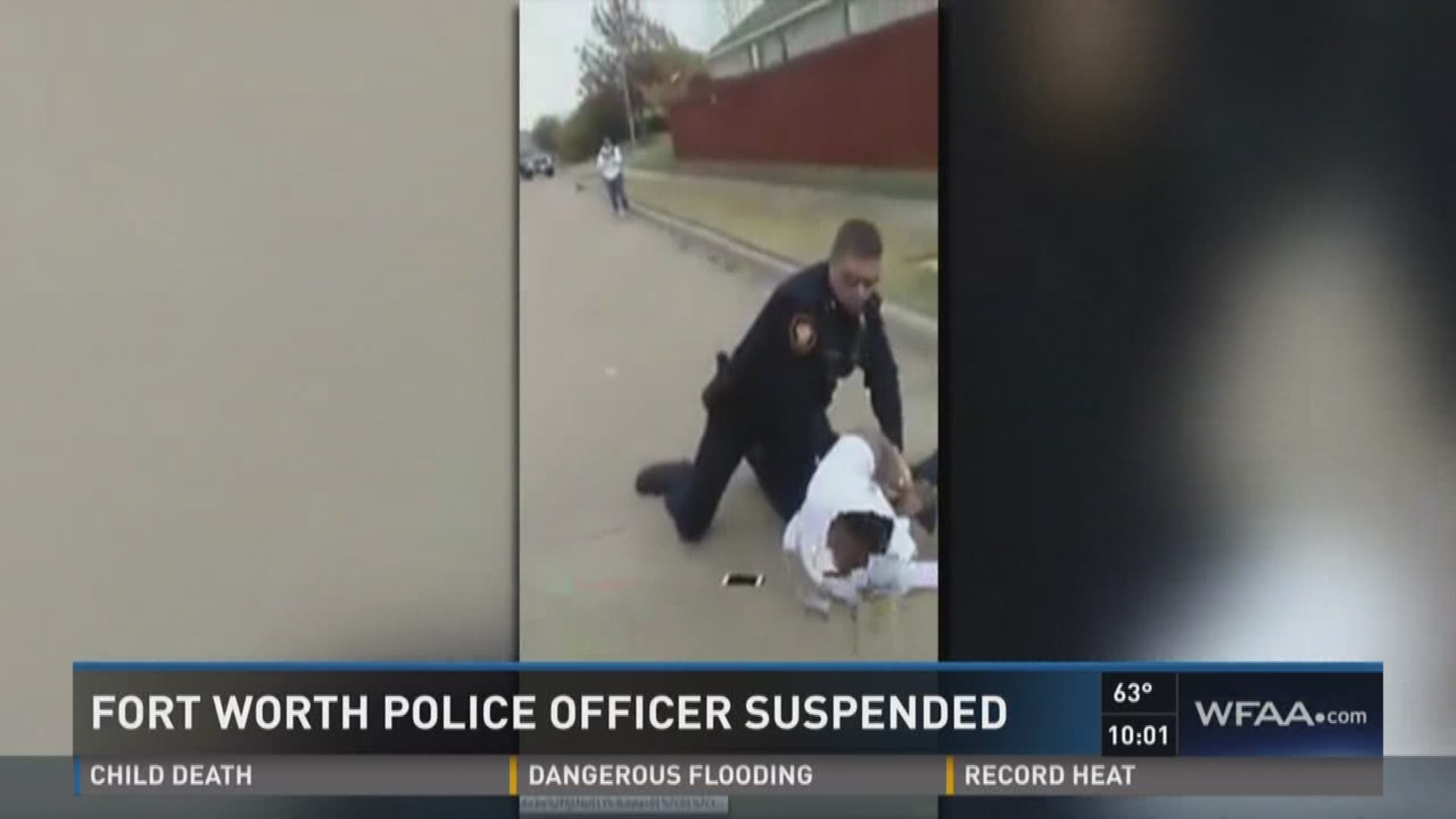 FORT WORTH OFFICER SUSPENDED