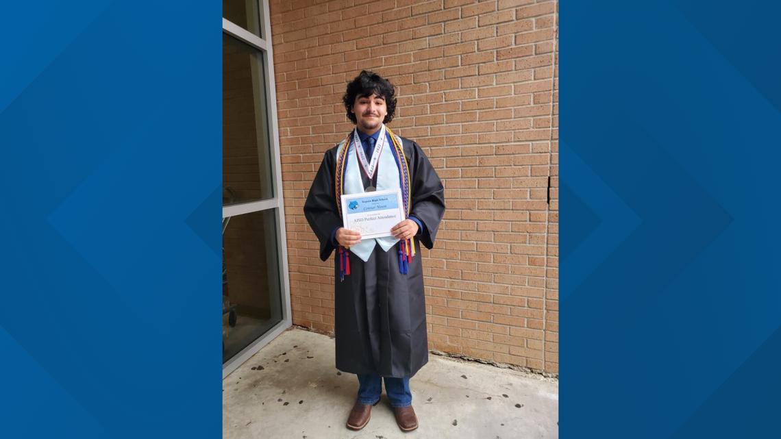 Arlington ISD student graduates with perfect attendance | cbs19.tv