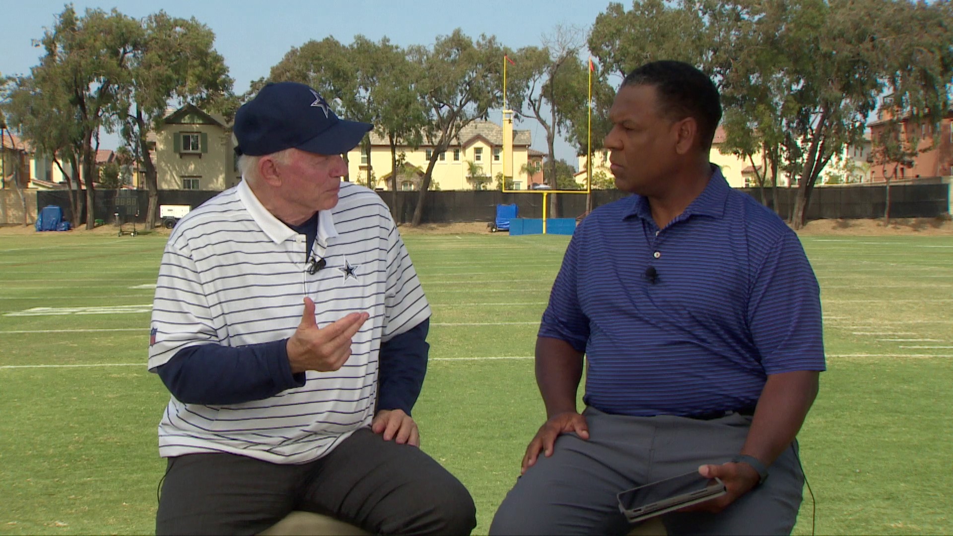 Dallas Cowboys owner Jerry Jones joined WFAA's Joe Trahan to address an array of topics including the coaching hot seat, offseason distractions and staying motivated