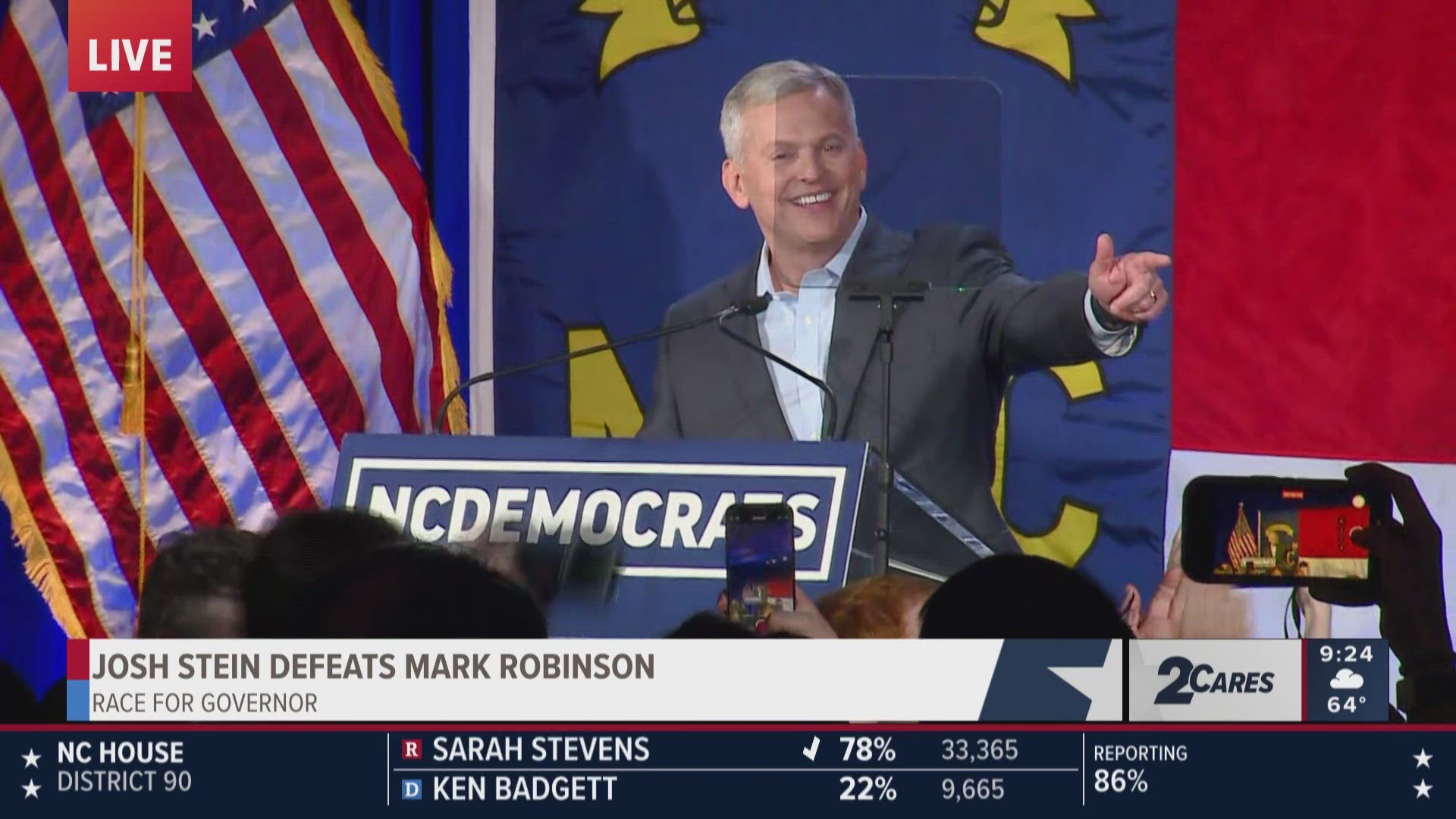 Josh Stein wins North Carolina governor race, CBS projects | cbs19.tv