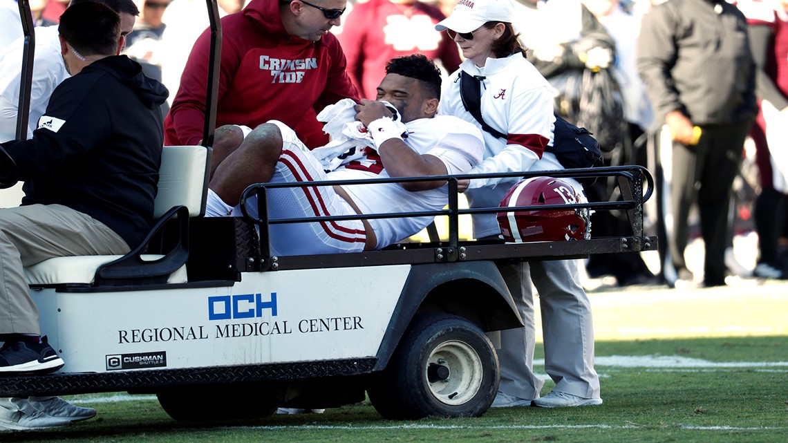 Tua Tagovailoa undergoes surgery for high ankle sprain, will miss Arkansas  game