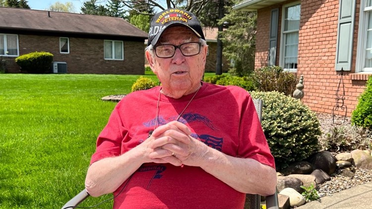 World War II veteran from turns 100 in June: How you can send him a birthday card