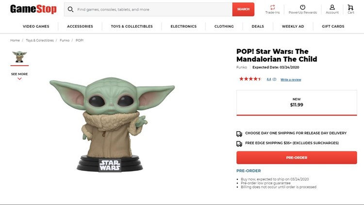 Here's the top 5 must-have 'Baby Yoda' merch | cbs19.tv