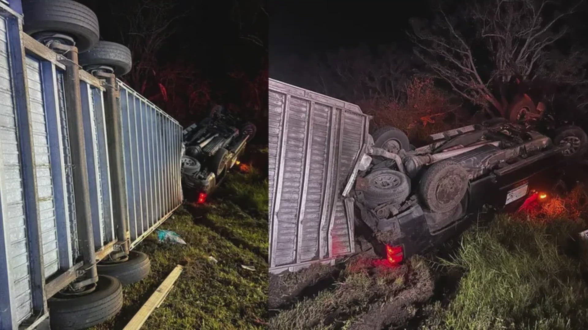 Florida Beach Horses said two people who were transporting the the trailer also sustained serious injuries, with one requiring surgery and a long road to recovery.