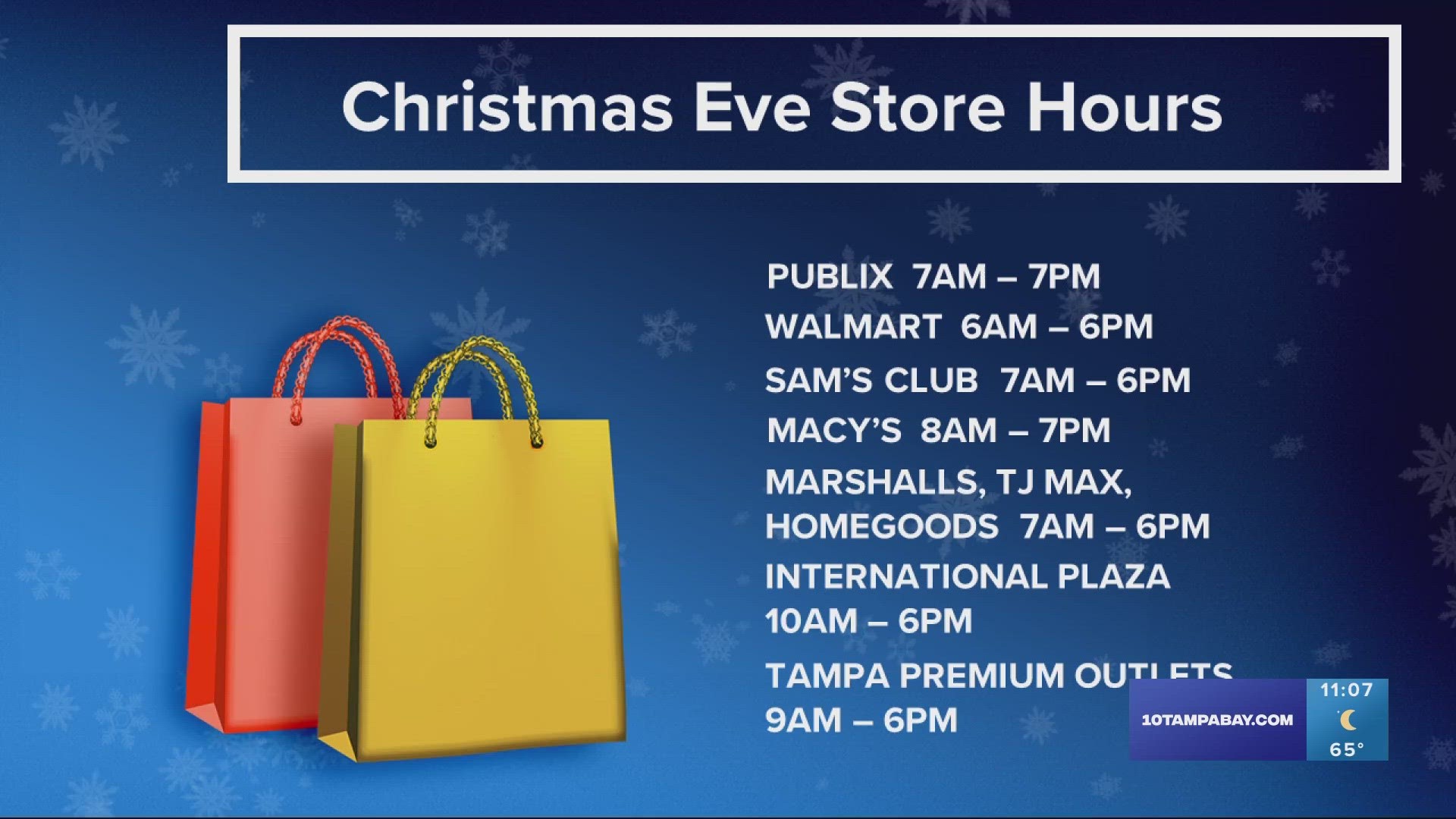 What stores are open and closed on Christmas Eve? cbs19.tv