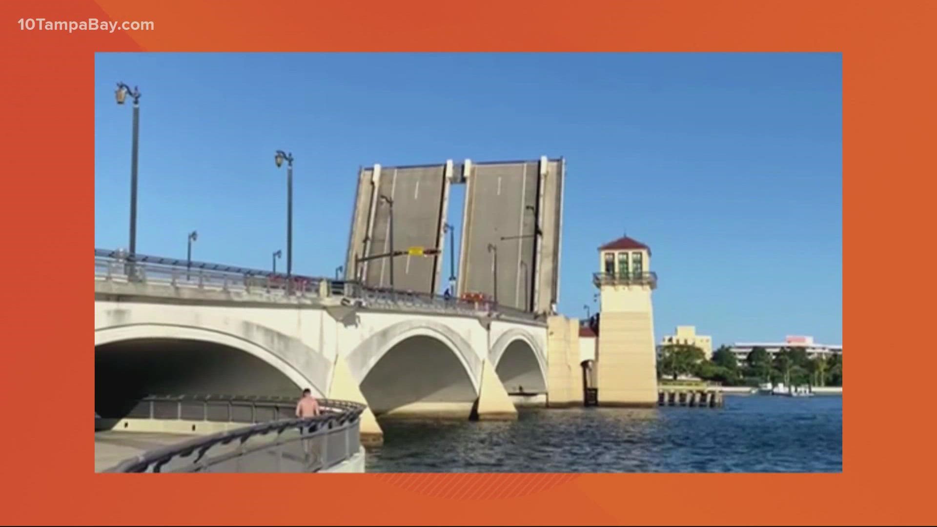 Police are trying to determine why the bridge tender began raising the span before it was clear of pedestrians.