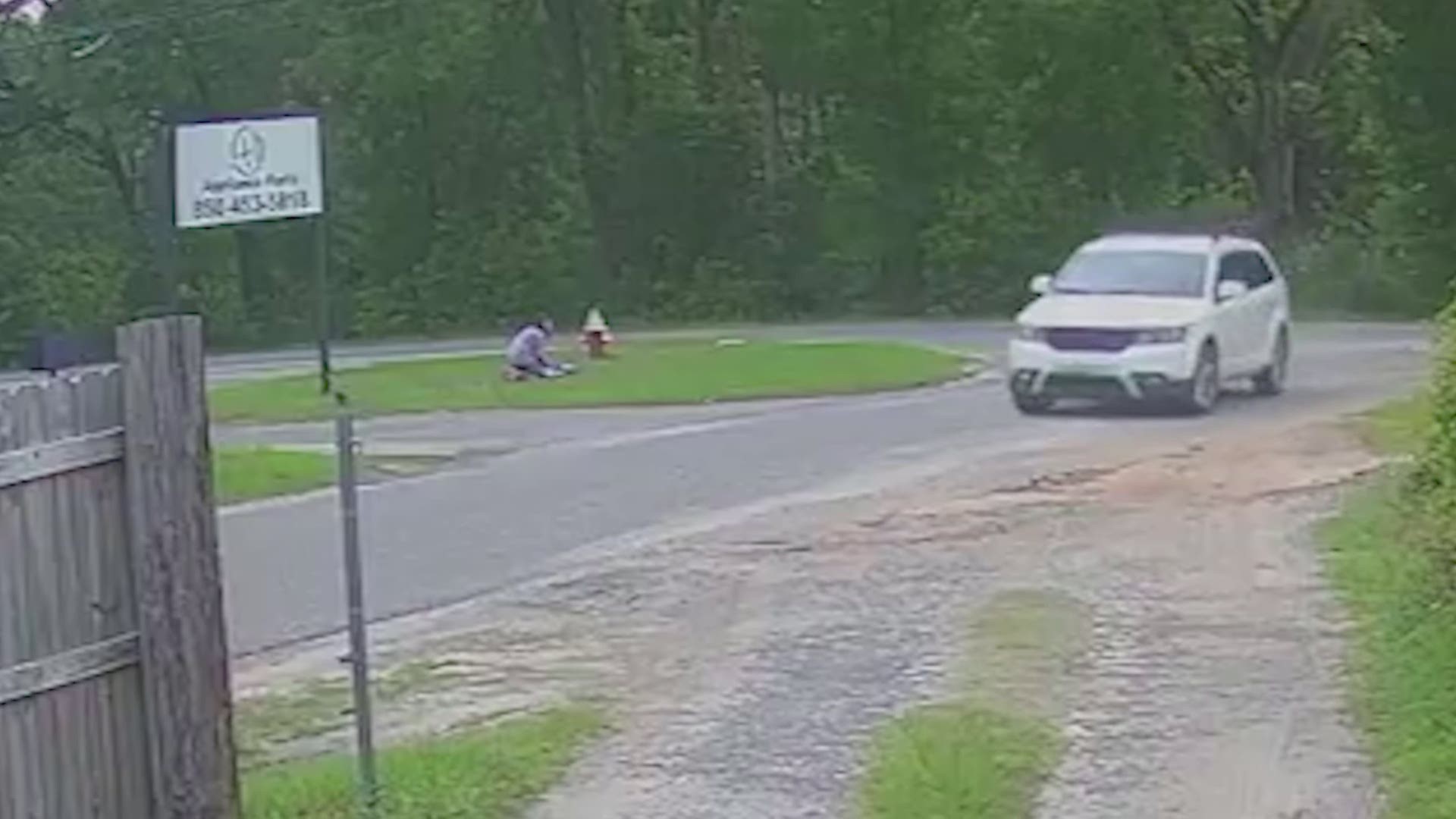 Video from the Escambia County Sheriff’s Office shows a man get out of his car and try to kidnap an 11-year-old girl.